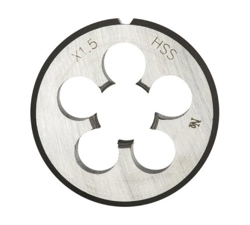 Плашка метрическая Профоснастка № 96 Эксперт M39x4 Р6М5 (HSS M2), правая, пластиковый бокс 50411196