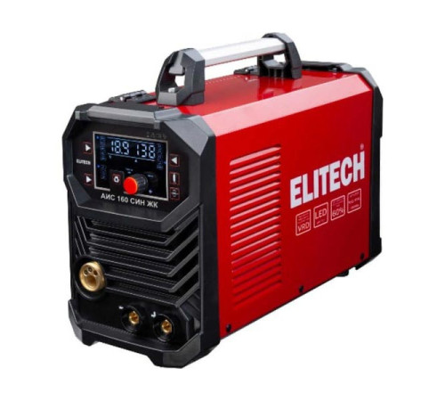 Сварочный инвертор Elitech MIG/MAG АИС 160 СИН ЖК 204748