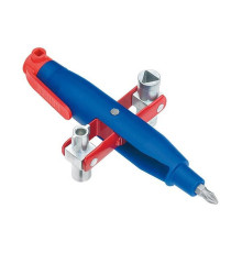 Ключ для электрошкафов с битой и переходником KNIPEX KN-001107