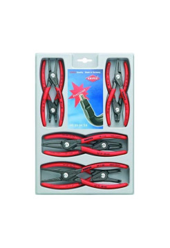 Набор прецизионных щипцов для стопорных колец KNIPEX KN-002004SB