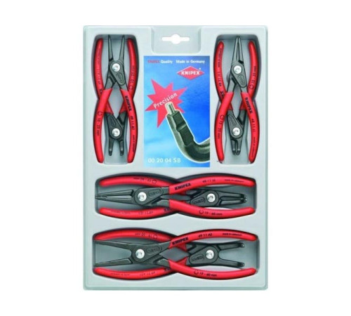 Набор прецизионных щипцов для стопорных колец KNIPEX KN-002004SB