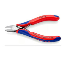 Бокорезы для электроники KNIPEX округлая головка, 130 мм, 2-комп ручки KN-7702130