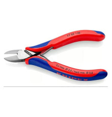 Бокорезы для электроники KNIPEX округлая головка, 130 мм, 2-комп ручки KN-7702130