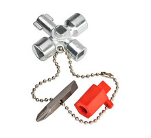 Ключ для электрошкафов с битой и переходником KNIPEX KN-001102