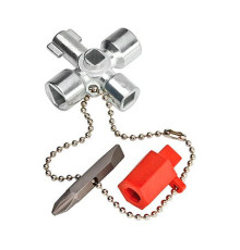 Ключ для электрошкафов с битой и переходником KNIPEX KN-001102