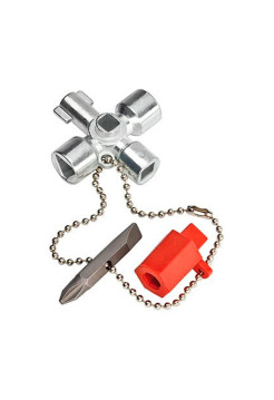 Ключ для электрошкафов с битой и переходником KNIPEX KN-001102