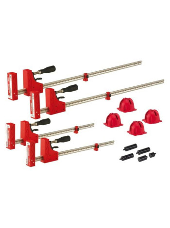 Набор корпусных струбцин и принадлежностей (12 предметов, 1000мм и 610мм) Jet 70411EU