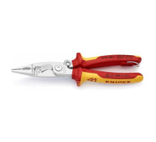 Электромонтажные клещи со страховочным креплением KNIPEX 200 mm KN-1396200T