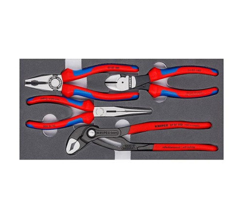 Набор ШГИ KNIPEX COBRA Basic  4 предмета KN-002001V15