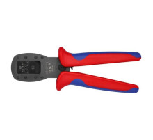 Пресс-клещи для штекеров KNIPEX Micro-Fit Molex, 3 гнезда, AWG 30-26/24-22/20, L-190 мм KN-975425