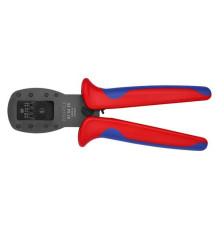 Пресс-клещи для штекеров KNIPEX Micro-Fit Molex, 3 гнезда, AWG 30-26/24-22/20, L-190 мм KN-975425