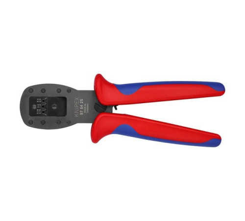 Пресс-клещи для штекеров KNIPEX Micro-Fit Molex, 3 гнезда, AWG 30-26/24-22/20, L-190 мм KN-975425
