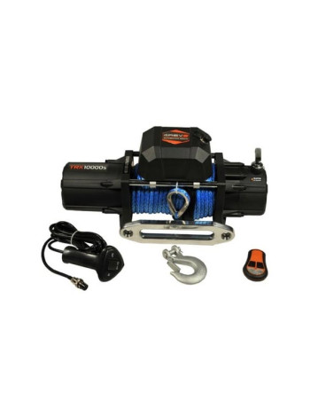 Автомобильная лебедка 4REVO 1000lbs0 12В, с синтетическим тросом 4R-W101B