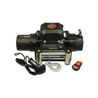 Автомобильная лебедка 4REVO 9000 lbs, 12В, со стальным тросом 4R-W091A