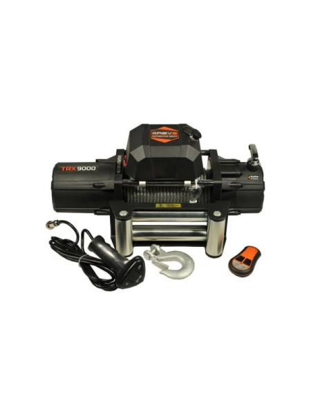 Автомобильная лебедка 4REVO 9000 lbs, 12В, со стальным тросом 4R-W091A