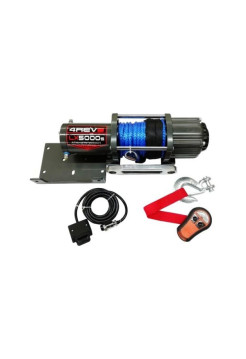 Автомобильная лебедка 4REVO 5000 lbs, 12В, с синтетическим тросом 4R-W051B