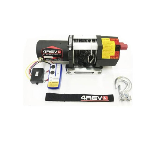 Лебедка 4REVO SLX для ATV/UTВ, 4500lbs, синтетический трос 4R-W453B