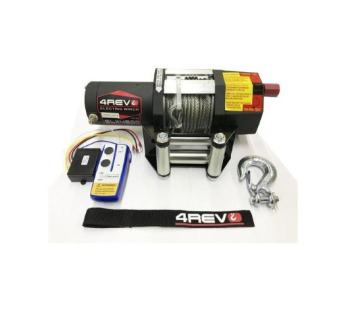 Лебедка 4REVO SLX для ATV/UTВ, 4500lbs, стальной трос 4R-W453A