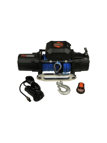 Автомобильная лебедка 4REVO 12000 lbs, 12В, с синтетическим тросом 4R-W121B