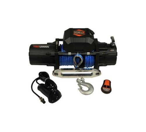 Автомобильная лебедка 4REVO 12000 lbs, 12В, с синтетическим тросом 4R-W121B