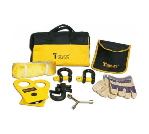 Набор аксессуаров T-Max блок, шаклы, стропа, крюк, перчатки TM W0151