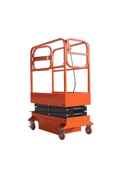 Ножничный передвижной подъемник TOR GTJY полуэлектрический, 240 кг, 4 м, автономный 1009040