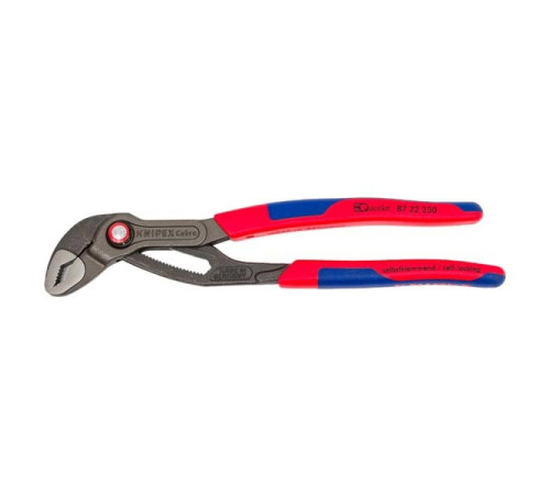 Захватные клещи KNIPEX Cobra QuickSet, 50 мм (2"), 250 мм, 2К ручки, KN-8722250SB