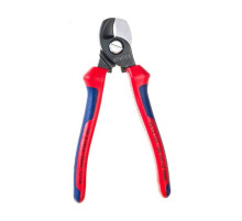 Кабелерез KNIPEX, рез: кабель d 15 мм, 165 мм, черный, 2К ручки, KN-9512165SB