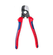 Кабелерез KNIPEX, рез: кабель d 15 мм, 165 мм, черный, 2К ручки, KN-9512165SB