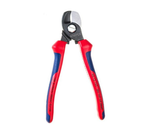 Кабелерез KNIPEX, рез: кабель d 15 мм, 165 мм, черный, 2К ручки, KN-9512165SB