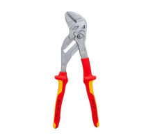 Переставные клещи-ключ KNIPEX VDE, 250 мм, хром, 2К ручки, KN-8606250SB