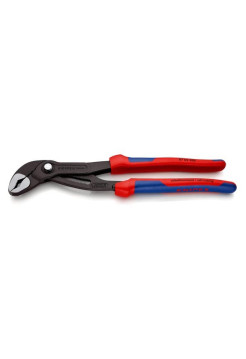 Переставные клещи KNIPEX COBRA под ключ 60 мм, 300 мм, серые, 2К ручки KN-8702300SB