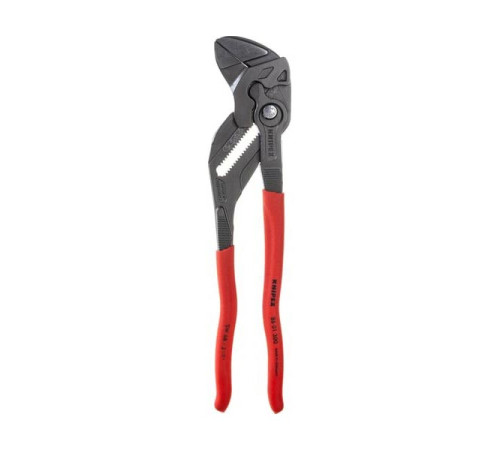 Переставные клещи-ключ KNIPEX 300 мм, 68 мм (2 1/2"), серые, 1К ручки, KN-8601300SB