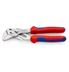 Переставные клещи-ключ KNIPEX 150 мм, 27 мм (1"), хром, 2К ручки, KN-8605150SB