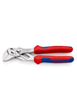 Переставные клещи-ключ KNIPEX 150 мм, 27 мм (1"), хром, 2К ручки, KN-8605150SB