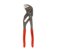 Переставные клещи-ключ KNIPEX 180 мм, 40 мм (1 1/2"), серые, 1К ручки, KN-8601180SB