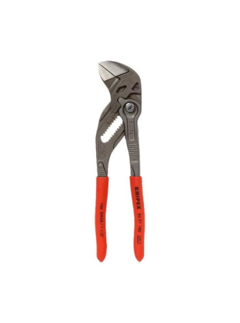 Переставные клещи-ключ KNIPEX 180 мм, 40 мм (1 1/2"), серые, 1К ручки, KN-8601180SB
