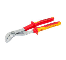 Переставные клещи KNIPEX Cobra, VDE, 50 мм (2"), 250 мм, хром, 2К ручки, KN-8726250SB