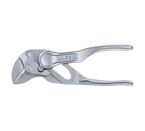 Переставные клещи-ключ KNIPEX XS, 21 мм (3/4"), 100 мм, Cr-V, серые, KN-8604100