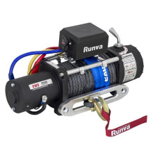 Электрическая лебёдка RUNVA 24V 9500 lbs 4350 кг синтетический трос EWX9500SR EWX9500SSR24V