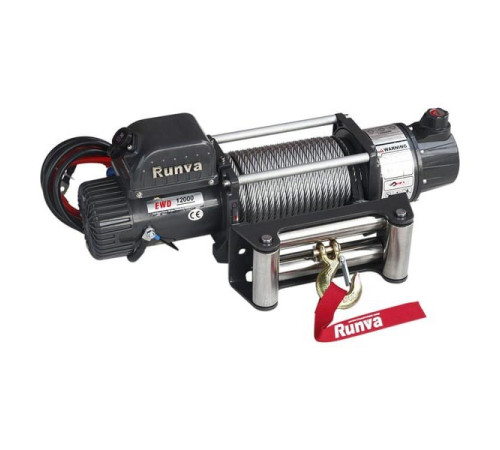 Электрическая лебёдка RUNVA двухскоростная 12V 12000 lbs 5443 кг EWD12000U