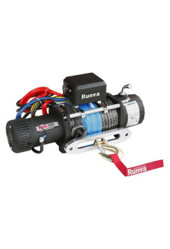 Электрическая лебёдка RUNVA высокоскоростная 24V 9500 lbs 4350 кг EWXC9500SSR24V