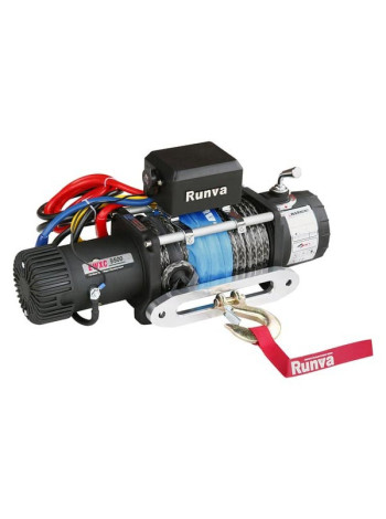 Электрическая лебёдка RUNVA высокоскоростная 24V 9500 lbs 4350 кг EWXC9500SSR24V