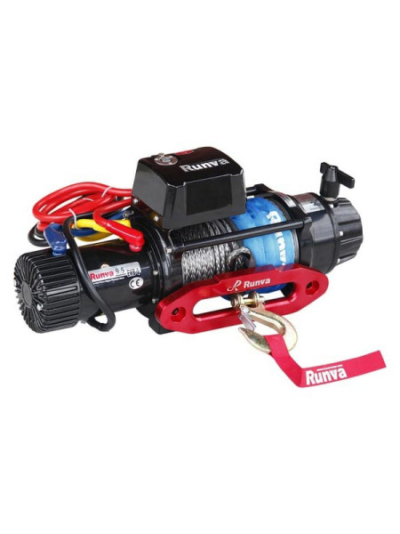 Автомобильная электрическая лебёдка RUNVA 12V 9500 lbs 4350 кг влагозащищенная EWB9500-Q-SR