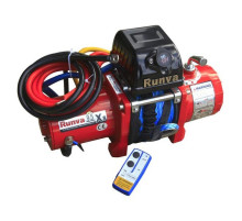 Автомобильная электрическая лебёдка RUNVA 12V 9500 lbs 4350 кг короткий барабан 9.5XSR