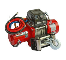 Автомобильная электрическая лебёдка RUNVA 12V 9500 lbs 4350 кг короткий барабан 9.5XS
