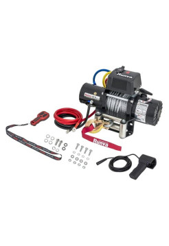 Электрическая лебёдка RUNVA 12V 12500 lbs 5670 кг короткий барабан стальной трос 12.5XS