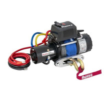 Электрическая лебёдка RUNVA 12V 12500 lbs 5670 кг короткий барабан синтетический трос 12.5XSSR