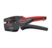 Автоматический стриппер KNIPEX NexStrip 3-в-1, O 0.03-10 мм AWG 32-8, рез до 10 мм, обжим: квадрат, 0.25-4 мм, 2x2.5 мм, 190 мм, SB KN-1272190SB
