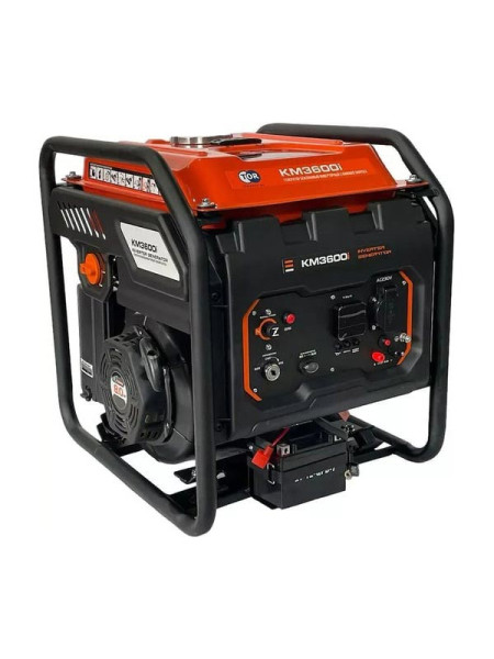 Инверторный бензиновый генератор TOR KM3600i 3,6 кВт 220В 12 л с кнопкой запуска 1025975